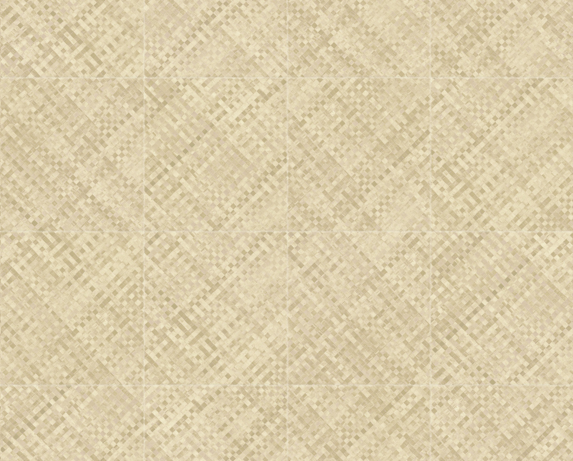 Élitis Tapete Buri VP 985 02 in Beige mit botanischem Natur-Design aus Vinyl - Bild 1