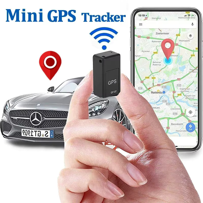 GEMODI Mini GPS Tracker GF07 in Schwarz mit Magnet und Echtzeit-Positionierung per App zur Fahrzeugüberwachung und Anti-Verlust-Funktion - Bild 2