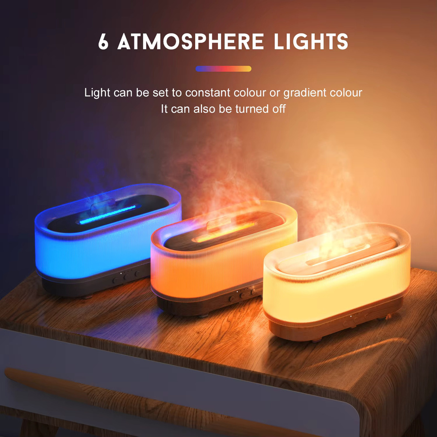 SEJOY Aroma-Diffusor Luftbefeuchter mit LED-Licht und Duftfach in Weiß - Bild 3