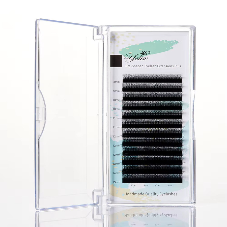 Yelix Narrow 3D W Shape Lashes, Volumen-Wimpernverlängerungen, Classic black - Bild 4