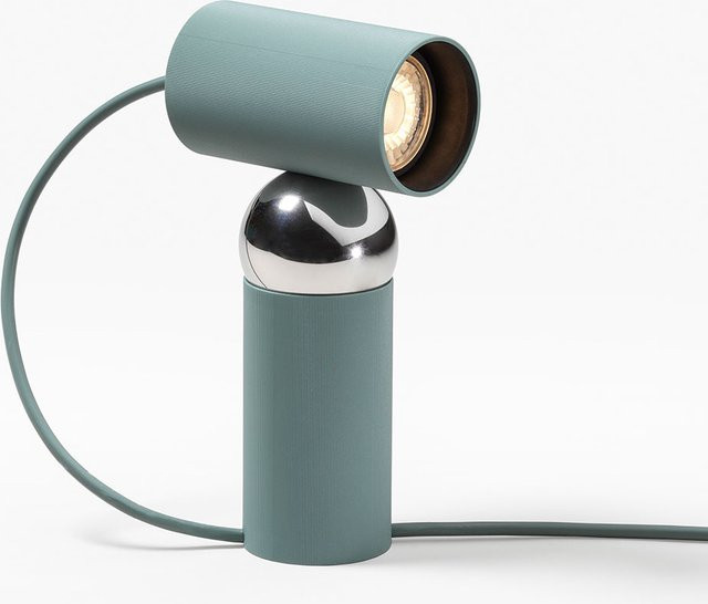 FLOS Bilboquet LED Tischleuchte in Sage aus Polycarbonat und Edelstahl - Bild 1