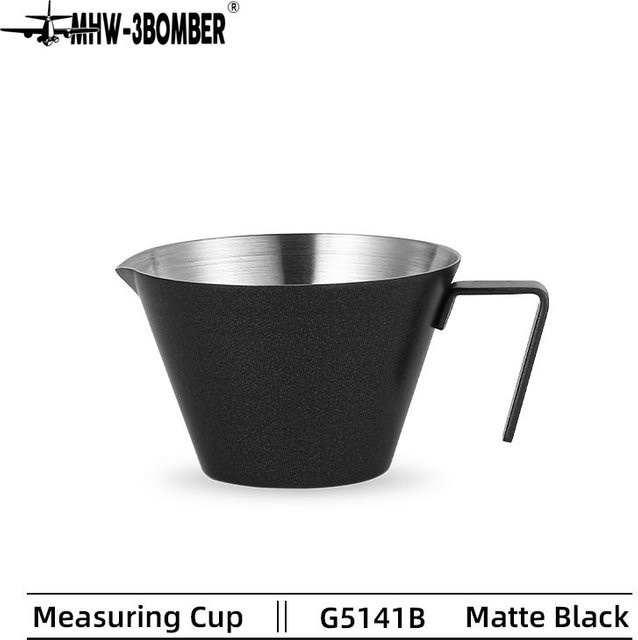 MHW-3BOMBER Espresso Messlöffel aus Edelstahl mit Griff und Skala, 23er Packung, Grau, 100 ml - Bild 1