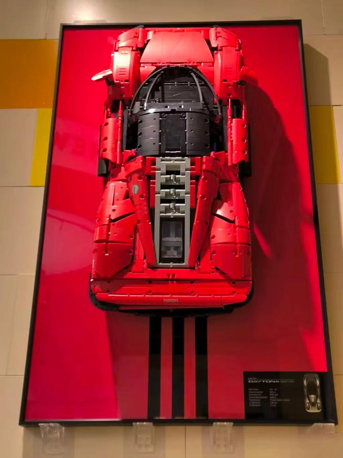 LEGO Display-Wandtafel, für Ferrari Daytona SP3 42143 Supercar Modellbausteine - Bild 7