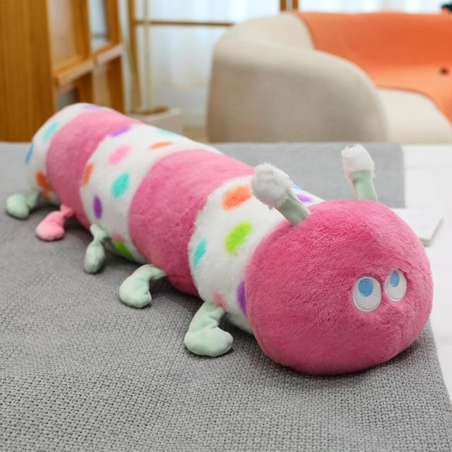 Joyful toys Gepunktete Raupe, langes Kissen, Plüschtier-Puppe, 85cm - Bild 1