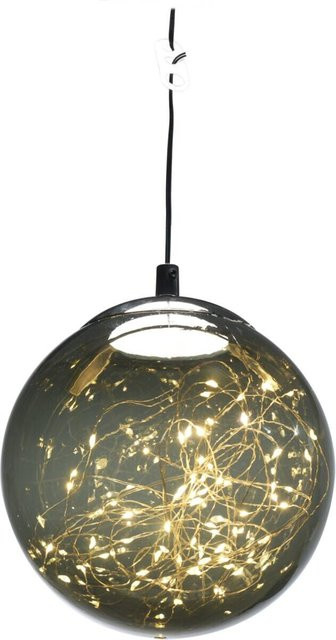 POCOline Pendelleuchte Nineveh in Grau aus Kunststoff mit LED-Technik, Durchmesser: 18 cm - Bild 1