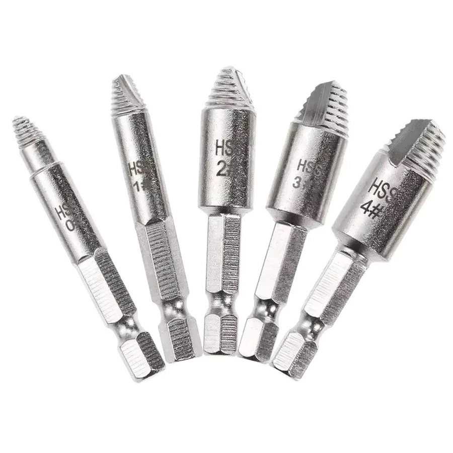 Lsmake Schraubenentferner-Set aus Schnellarbeitsstahl für beschädigte Schrauben - Bild 2