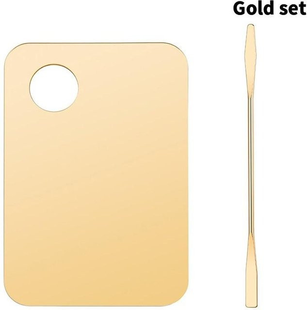 NATAWA Farbmischpalette mit Spachtel, Gold, Glänzend - Bild 1
