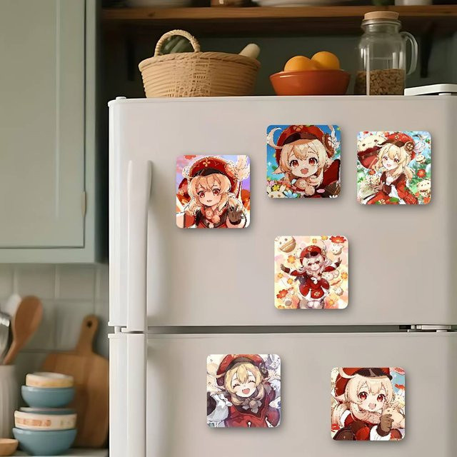 Genshin Klee Niedliche Kühlschrankmagnete in Multicolour aus Kunststoff - Bild 1