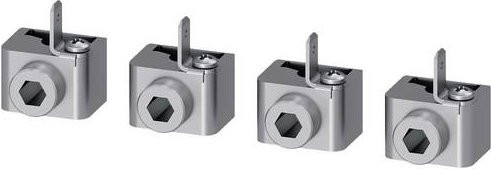 Siemens Rundleiteranschlussklemme 3VA9114-0JG10 in Silber - Bild 1