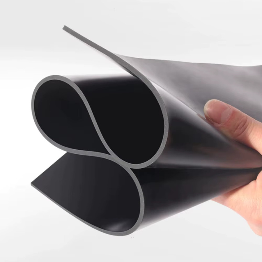 EPDM-Gummiplatte in Schwarz, säure- und alkalibeständige kollisionssichere Gummimatte für Marineanwendungen, Dicke: 1 mm bis 6 mm - Bild 2
