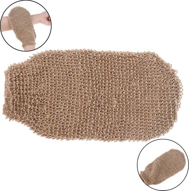 Naturfaser-Badehandschuh, Unisex - Bild 1