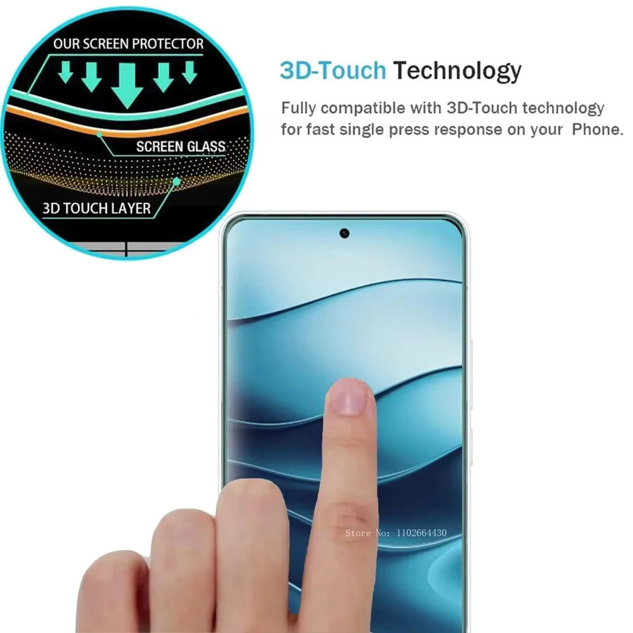 2 Stück Displayschutzfolie aus gehärtetem Glas für Xiaomi Redmi Note 15 14 13 Serie, transparent, 9H HD klar und kratzfest - Bild 4