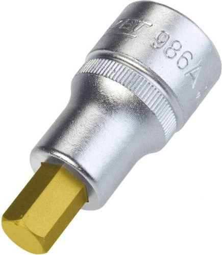 Hazet Schraubendreher-Steckschlüssel-Einsatz 986A 3/8 Zoll in Silber mit 12,5 mm - Bild 1