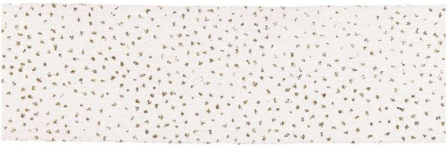 idee. Creativmarkt Tüllband mit Glitter in Creme, Breite: 3,8 cm, Länge: 5 m - Bild 1