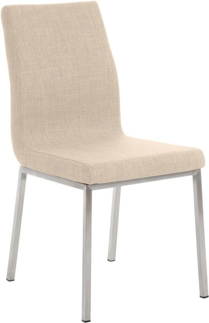 DELUKE Esszimmerstuhl TUTOR in Creme mit Stoffbezug, B/T/H: 40 x 50 x 88 cm - Bild 1