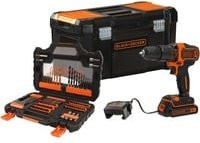Black+Decker Akku-Schlagbohrschrauber BDCHD18S1KA 18V in Schwarz-Orange inklusive Akku - Bild 1