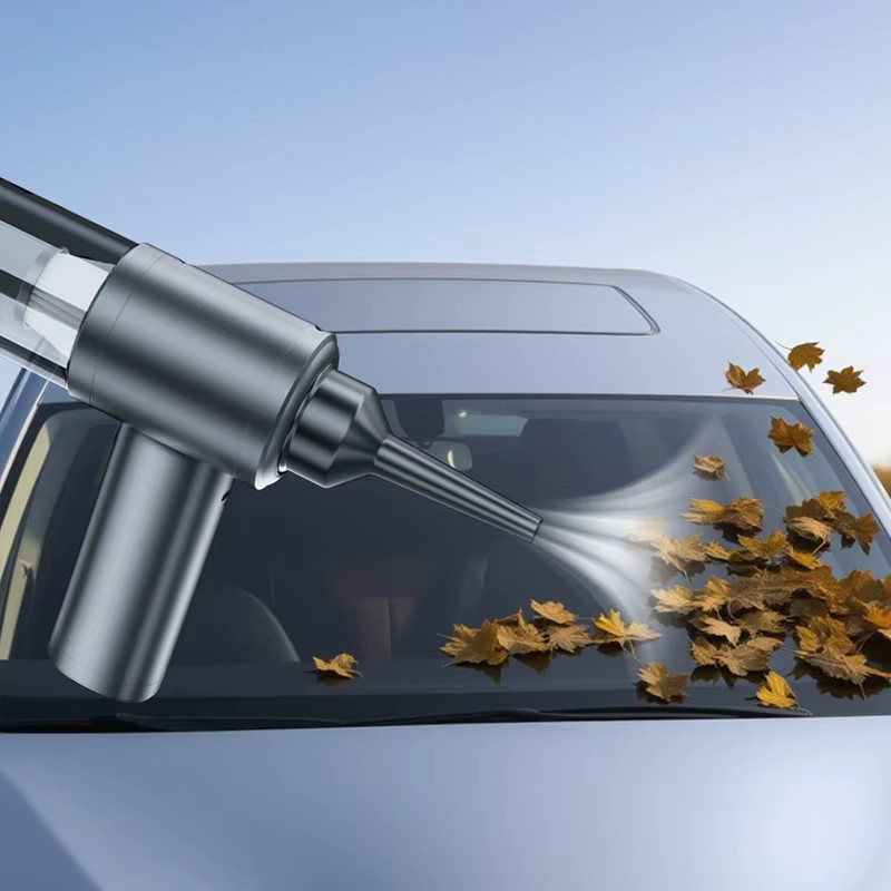 Kabelloser 4-in-1 Handstaubsauger für Autos in Schwarz mit bürstenlosem Motor zum Saugen, Blasen, Aufpumpen und Vakuumkomprimieren - Bild 5