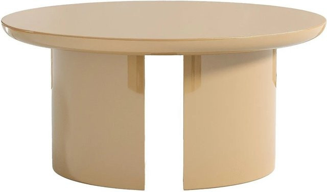 Couchtisch Derlali von Vente-unique in Beige, Design Wohnzimmertisch aus MDF, B: 90 cm, T: 40,5 cm - Bild 1