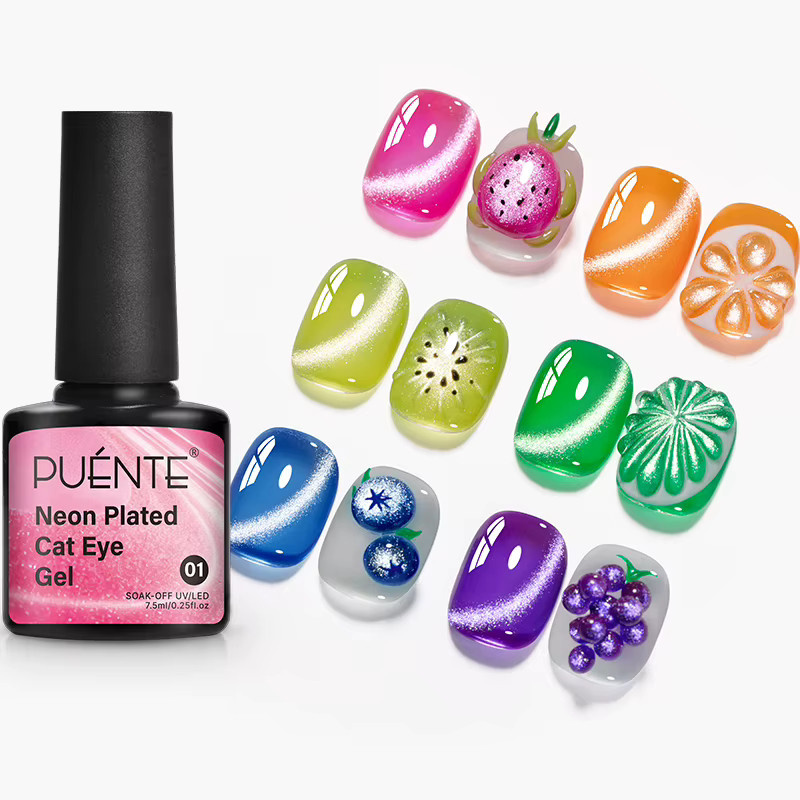 PUENTE Cat Eye Gel Nagellack, 7,5 ml, Schimmernd - Bild 4