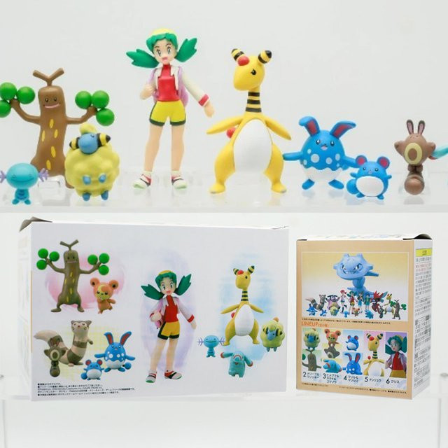 Bandai Pokémon Kris Marill Teddiursa Anime Action Figure, Puppe - Bild 1