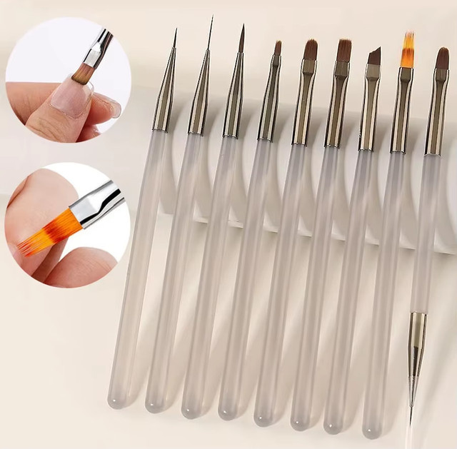 LULAA UV-Gel-Stift-Set, 9-teilig, Elegant gray, Unisex - Bild 1