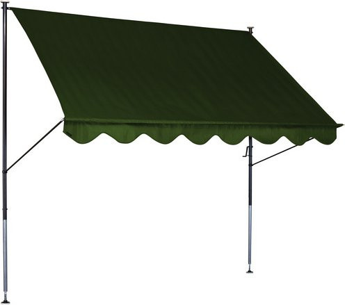 Klemmmarkise von ANGERER FREIZEITMÖBEL in Grün aus Stahl und Polyester, Breite: 200 cm, Tiefe: 150 cm - Bild 1