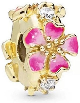 YIRAN Jewelry Charm, Kupfer, Gold, Perle, Zirkonia, Damen - Bild 1