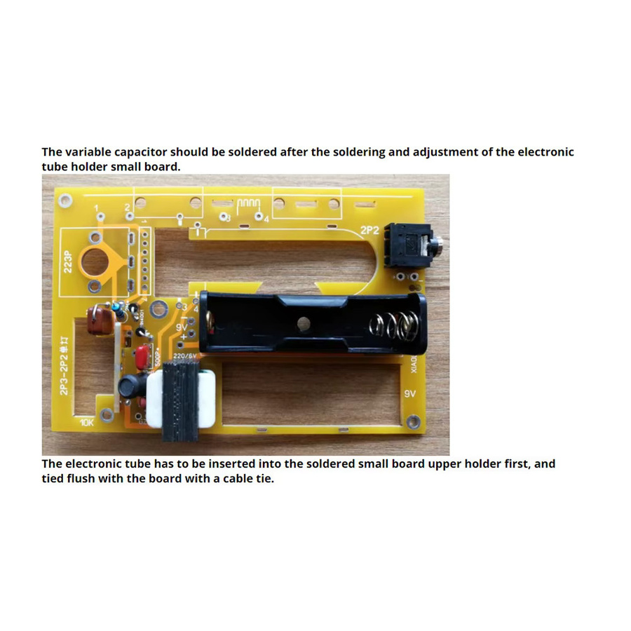 A06R DIY Kit 2P2 Elektronische Röhren-Einzellampe Mittelwellenradio Radiosatz - Bild 1