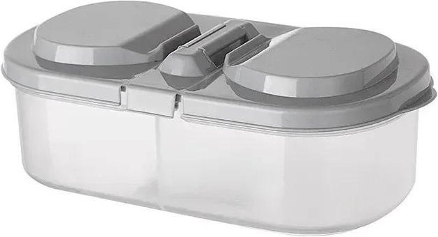 Tragbare Kunststoff Lunchbox für Kinder und Picknick, transparenter Lebensmittelbehälter mit Snap-Lid-Verschluss - Bild 1