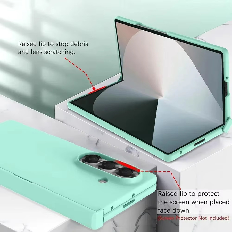 Stoßfeste Schutzhülle für Samsung Galaxy Z Fold 7, 6, 5, 4, 3 in Gelb - Bild 2