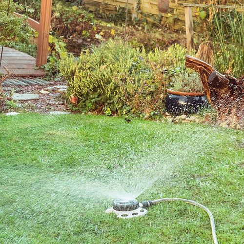 Mr. GARDENER Flächenregner mit Standfuß in Schwarz - Bild 2