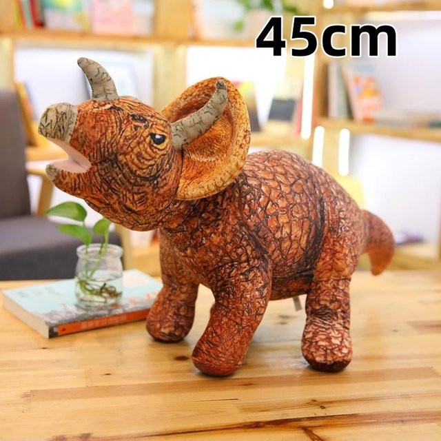 Yiran toy Dinosaurier-Kissen, Plüsch, Braun - Bild 1