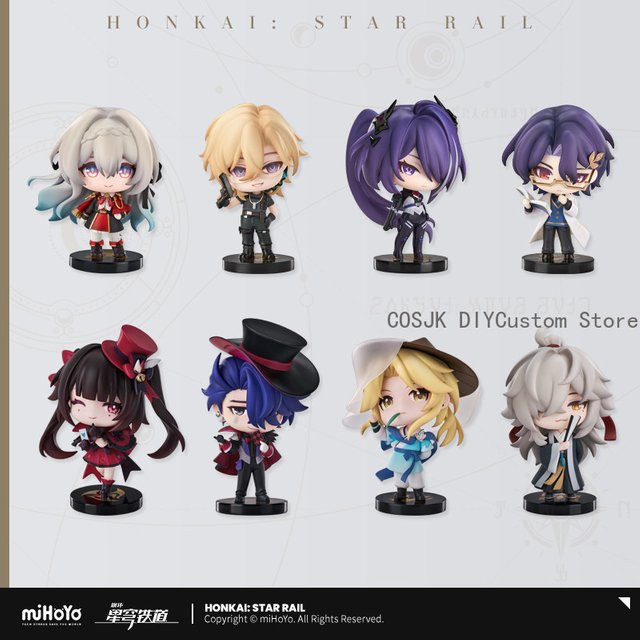 MiHoYo Honkai Star Rail Dr Ratio Acheron Aventurine Firefly Figur, Q-Version Modellfigur - Bild 1