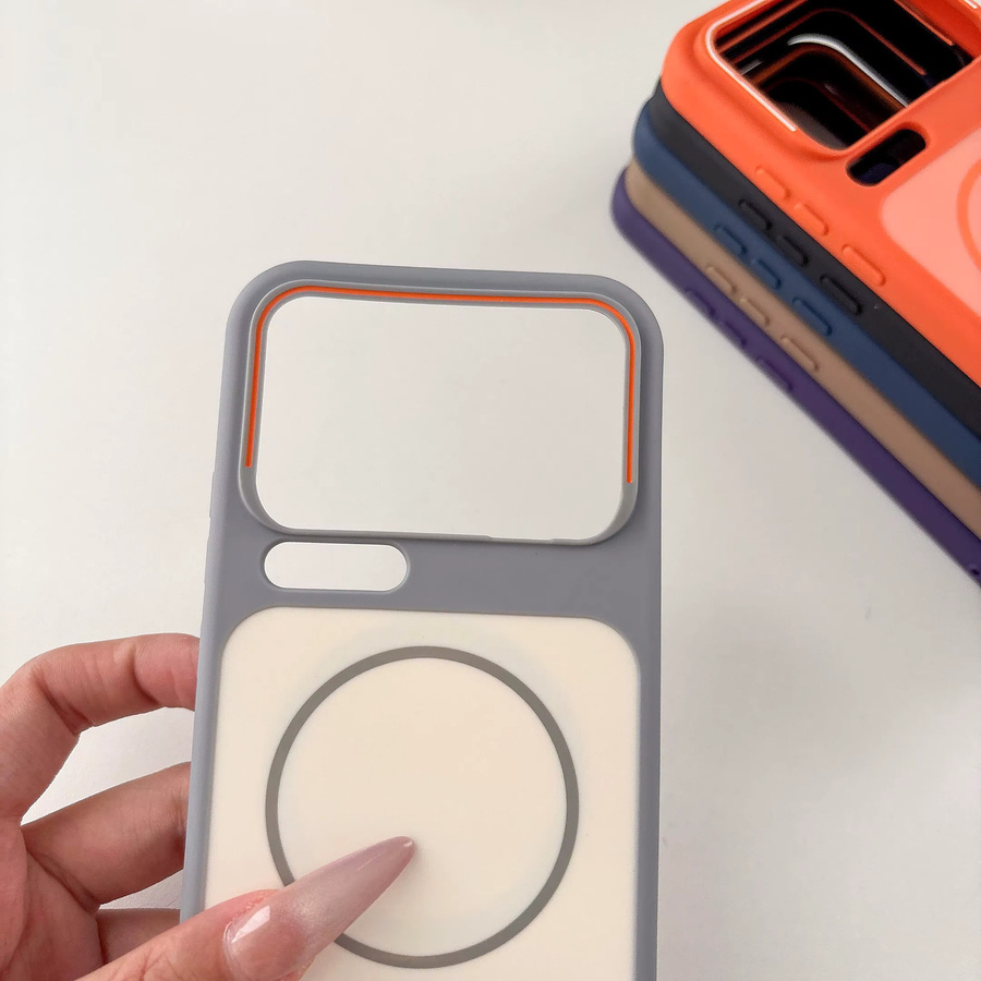 Magnetische Xiaomi Handyhülle in Schwarz mit mattem Hit-Color-Finish, stoßfeste MagSafe kompatible PC-Hülle für Xiaomi MI 17, 17 Pro Max, 15 und 14 Pro - Bild 3