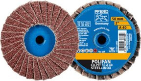 PFERD TOOLS COMBIDISC Korund Mini-POLIFAN CD Schleifscheibe Ø 50 mm für universelle Anwendungen - Bild 1