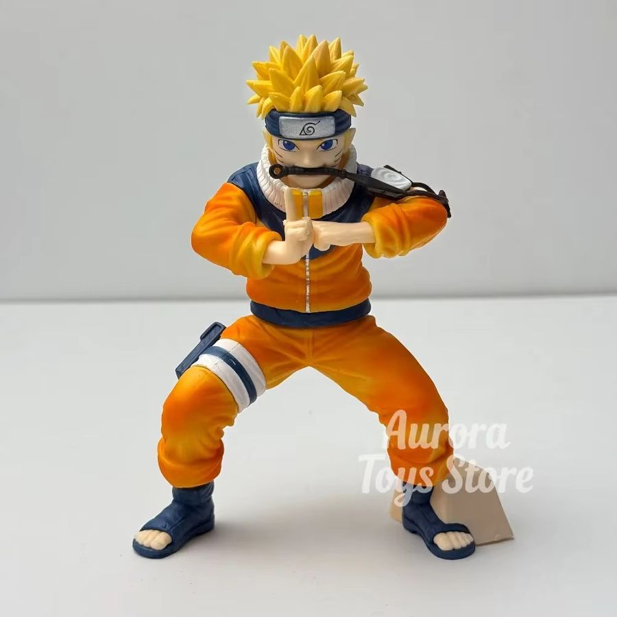 Bandai Naruto Anime Figur Uzumaki Naruto Kage Bunshin no Jutsu Actionfigur aus PVC in Orange, Höhe: 15 cm - Bild 2