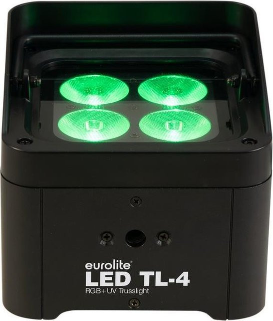 EUROLITE LED TL-4 QCL RGB+UV Trusslight Schwarz - Bild 1