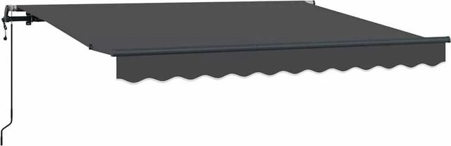 vidaXL Einziehbare Markise Anthrazit mit Fernbedienung, B/H: 250 x 200 cm - Bild 1