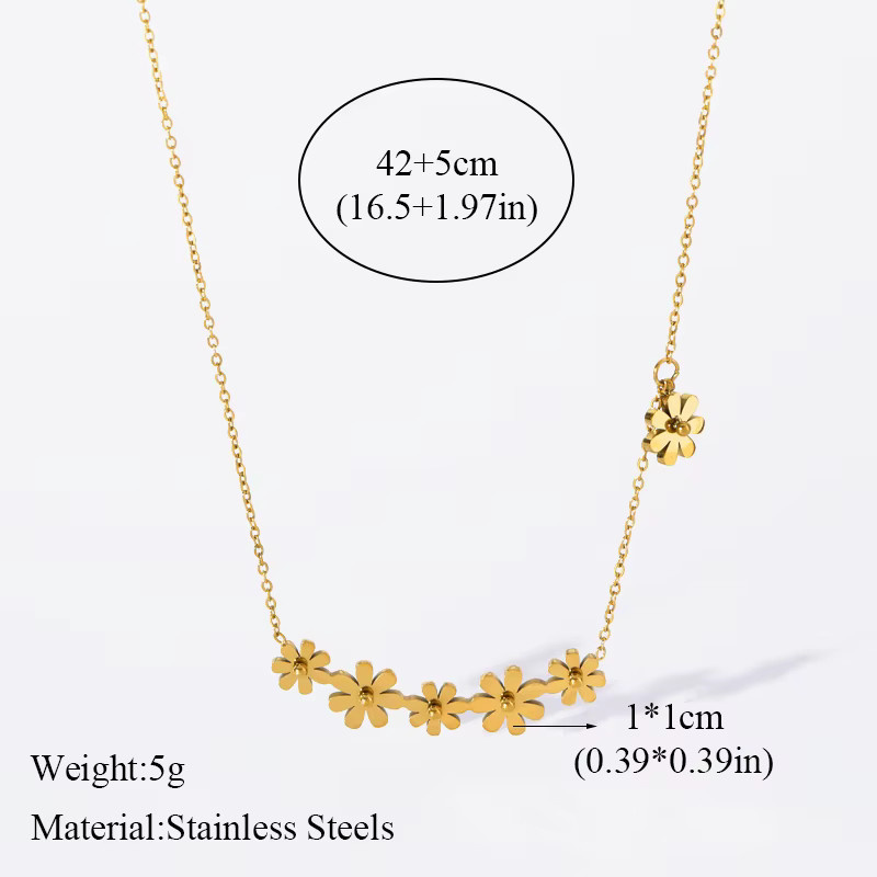 EILIECK Schmuck-Set, Edelstahl, Gold, Damen - Bild 2
