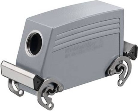 Weidmüller Steckergehäuse HDC 64D TSBO 1PG21G 1661940000 in Grau aus Edelstahl - Bild 1