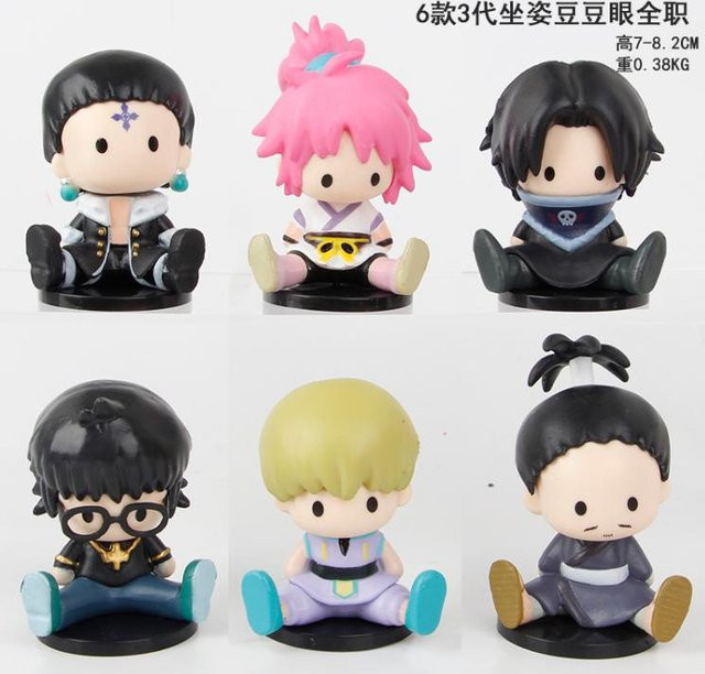 Fashnics HUNTER×HUNTER Figurenmodell Sitzende Version 6-teiliges Set - Bild 1
