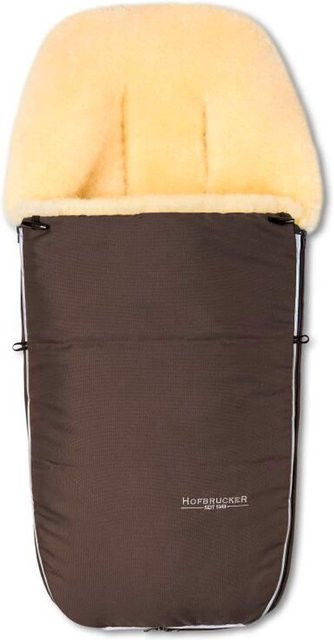 Hofbrucker Kinderwagen Lammfell-Fußsack Polaris braun - Bild 1