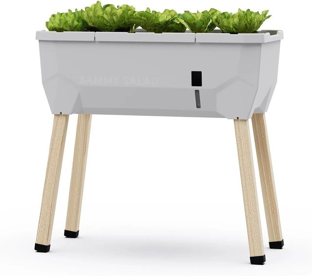 Gusta Garden Hochbeet Sammy Salad für Gemüse und Kräuter in Hellgrau ohne Haube, B/T/H: 75 x 37,5 x 79 cm - Bild 1