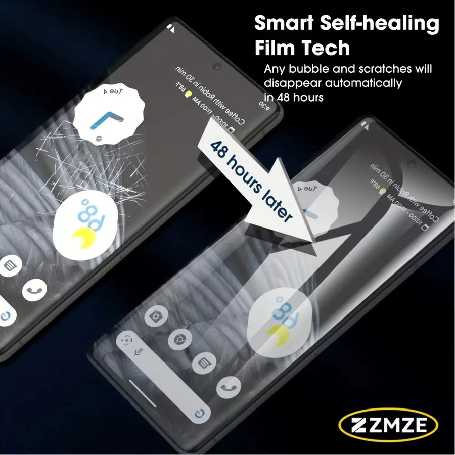 4er-Pack HD glänzende Hydrogel-Displayschutzfolien für OPPO Find X8 X7 Ultra X6 X5 X3 Pro und weitere Modelle, transparent - Bild 5