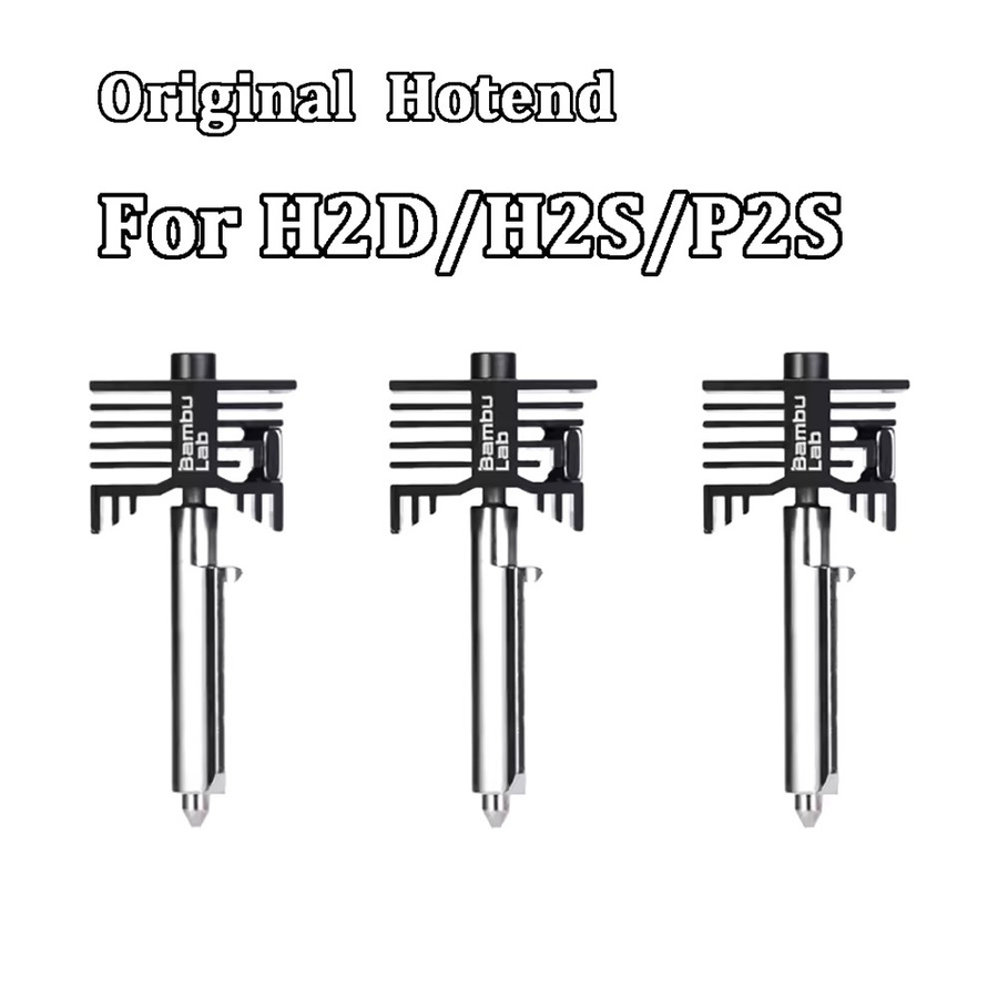 Original P2S High Flow Hotend für Bambu Lab, erhältlich in den Düsenstärken 0,2 mm, 0,4 mm, 0,6 mm und 0,8 mm, aus gehärtetem Stahl und Edelstahl - Bild 2