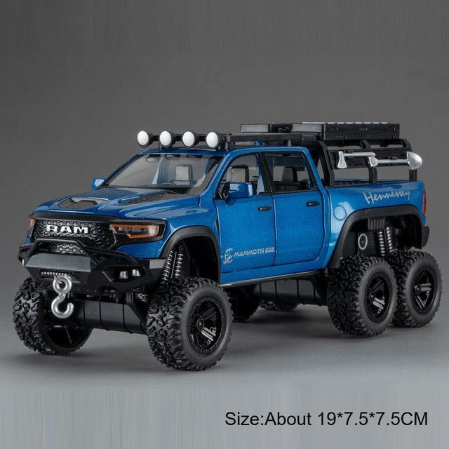 Linyi toy car Ram Pickup Mammoth Geländefahrzeug, 1:32, mit Licht und Sound, ab 14 Jahren - Bild 1
