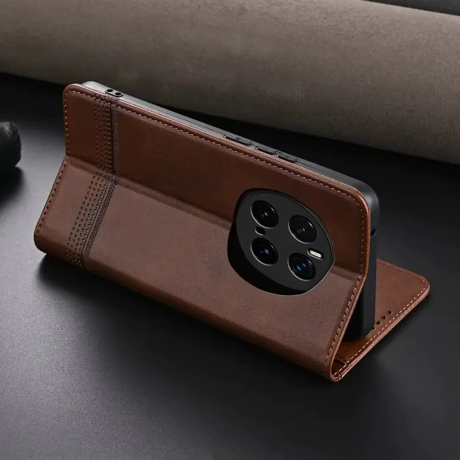 Business-Schutzhülle für Honor Magic 8, 7 Pro Lite, X9D, X9C Smart und X7D in Rot und Braun - Bild 2