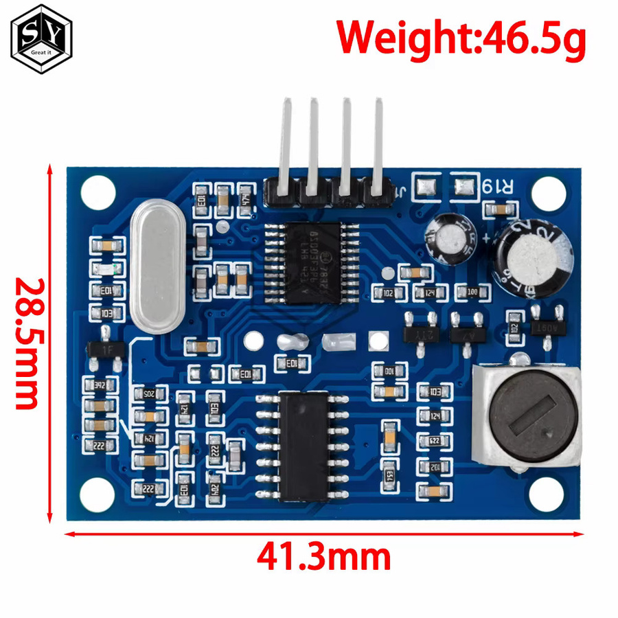 Wasserdichter Ultraschall-Entfernungsmesssensor JSN-SR04T / AJ-SR04M für Arduino in Blau von baishundianzi - Bild 3