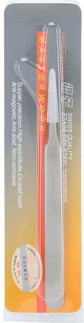 Neoglint Uhrenreparaturwerkzeug Pinzette aus säurebeständigem und nicht magnetischem Edelstahl in Grau - Bild 1