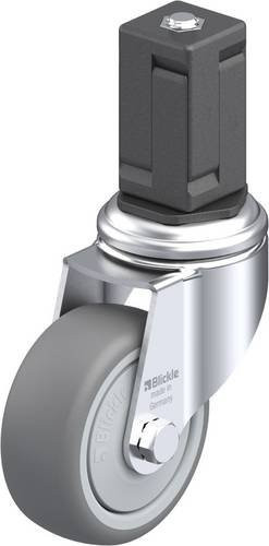 Blickle Lenkrolle LKRA-TPA 80KF-11-EV17 in Grau mit 80 mm Rad-Durchmesser und 100 kg Tragfähigkeit - Bild 1